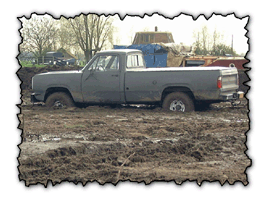 Stuck in the mud!