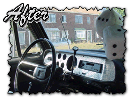 Homemade aluminum dash