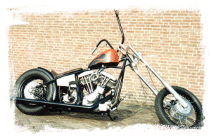 The bike he sold to buy the milling machine
